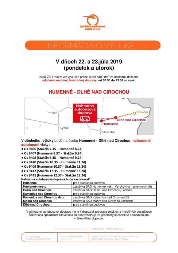 Výluka Dlhé nad Cirochou-Humenné - 22.a 23. júla2019-page-001.jpg Výluka Dlhé nad Cirochou-Humenné - 22.a 23. júla2019-page-001.jpg